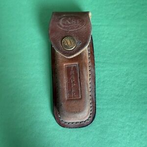 Brown Trapper Case Leather Knife Sheath